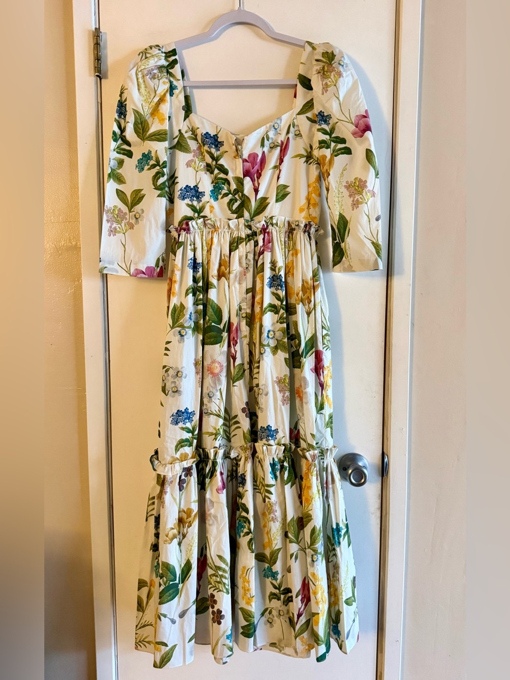 Cara Cara Blue Hill Midi Dress in Tisbury Floral - Picture 3 of 14